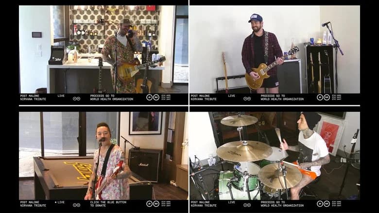 Post Malone Nirvana Tribute Livestream still 3